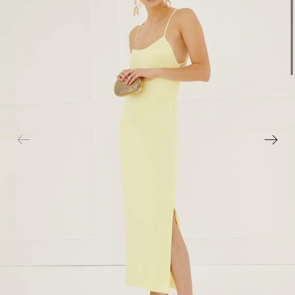Something Navy Silky Essential Slip Dress XXS